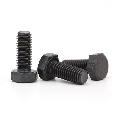 Stainless Steel Grade 12.9 Black Zinc Hex Head Bolts For Industrial Applications