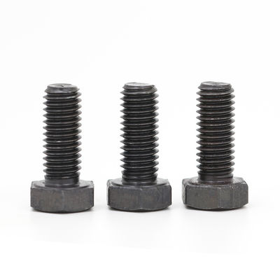 Stainless Steel Grade 12.9 Black Zinc Hex Head Bolts For Industrial Applications