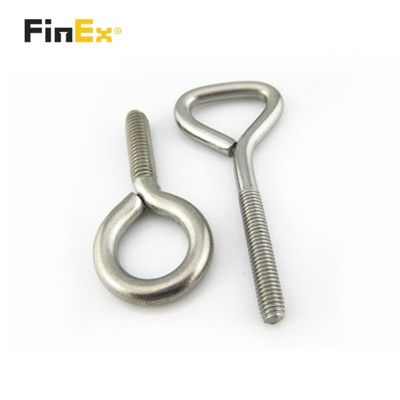 INCH Triangle Eye Hook Screws Stainless Steel Customizable M5 Eye Bolt