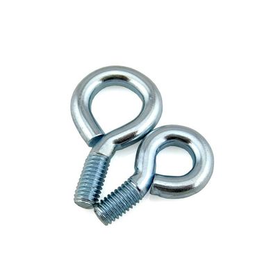 Carbon Steel Zinc Plated Eye Screw Hook Head Style M5 Metric Eye Bolts