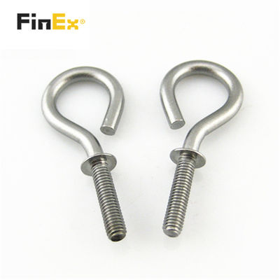 Carbon Steel Zinc Plated Eye Screw Hook Head Style M5 Metric Eye Bolts