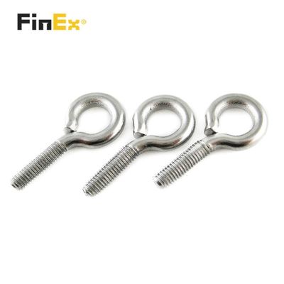 Carbon Steel Zinc Plated Eye Screw Hook Head Style M5 Metric Eye Bolts