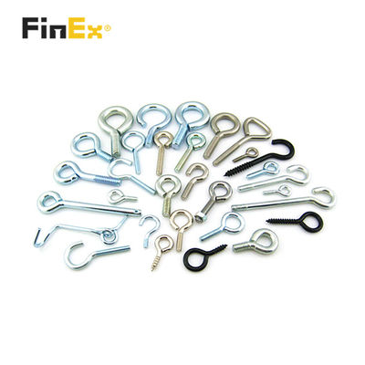 Carbon Steel Zinc Plated Eye Screw Hook Head Style M5 Metric Eye Bolts