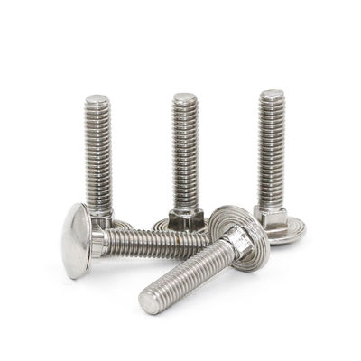 Stainless Steel 304 Neck Carriage Bolts DIN751 Standard And Customized