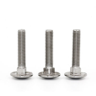 Stainless Steel 304 Neck Carriage Bolts DIN751 Standard And Customized