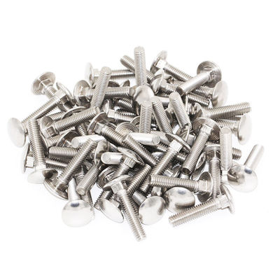 Stainless Steel 304 Neck Carriage Bolts DIN751 Standard And Customized