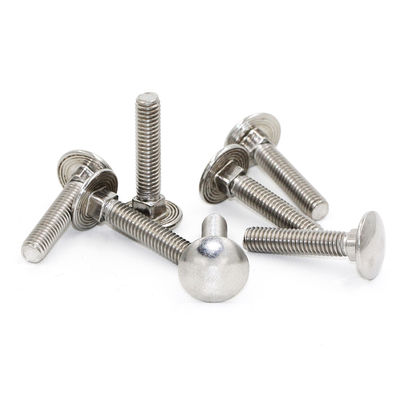Stainless Steel 304 Neck Carriage Bolts DIN751 Standard And Customized