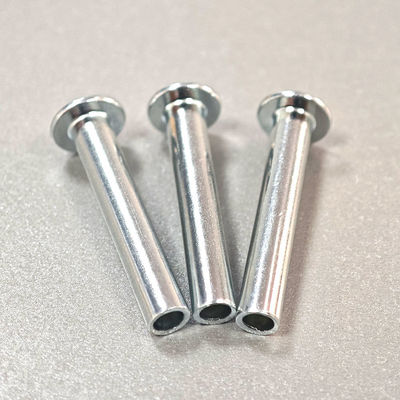 Bright Finish Stainless Steel Flat Round Head Semi-tubular Rivets