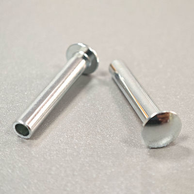 Bright Finish Stainless Steel Flat Round Head Semi-tubular Rivets