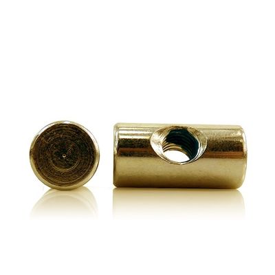 Imperial Measurement System M1-M16 Brass Hex Dowel Barrel Nuts for Furniture Assembly