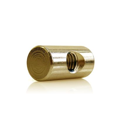 Imperial Measurement System M1-M16 Brass Hex Dowel Barrel Nuts for Furniture Assembly