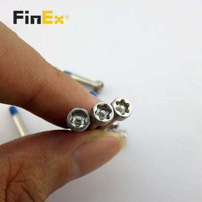 Custom Stainless Steel Torx Pin Socket Head Anti-Theft Captive Screw