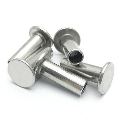 SUS 304 Stainless Steel Semi Tubular Rivets DIN7338 For Holster Application