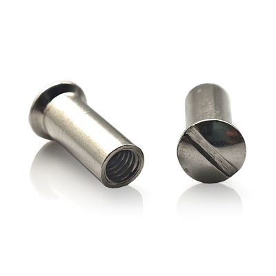 M2 Oval Head Semi Tubular Rivet Aluminium DIN For TM 8-32*6 Male Screw