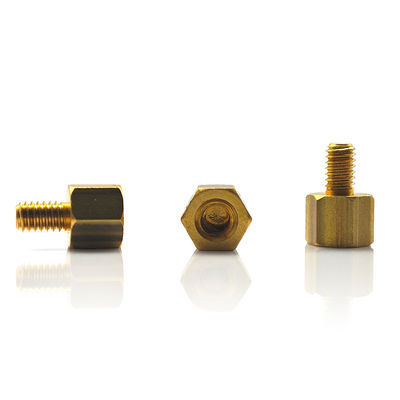 RoHs Motherboard Brass Hex Spacer Customizable 6mm Hex Standoff Spacer