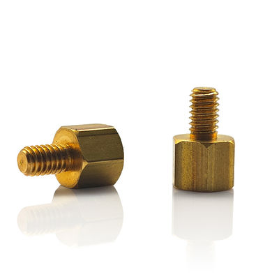 RoHs Motherboard Brass Hex Spacer Customizable 6mm Hex Standoff Spacer