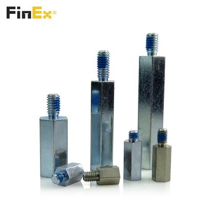 Carbon Steel Female Threaded Hex Standoff Zinc Plated Mother Board Standoffs