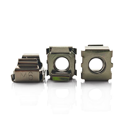 Natural Finish M6 Cage Nut Metric Metal Nut For Motors Building Decoration