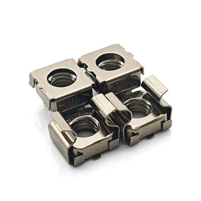 Natural Finish M6 Cage Nut Metric Metal Nut For Motors Building Decoration