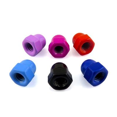 Passivation Domed Cap Nuts M2 Purple Grade 6.8 Nickel Plated Metal Nut