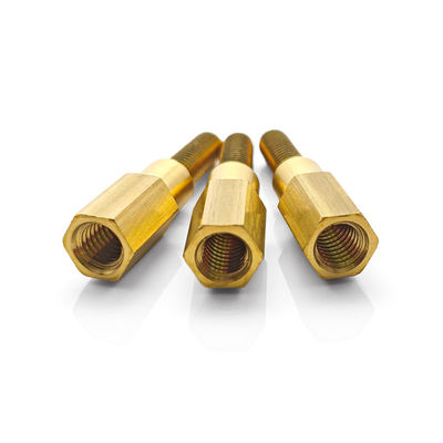 Copper Threaded Hex Standoffs 1mm Length Customized Male Female Spacer