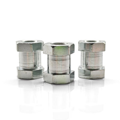 Injection Molded Carbon Steel Galvanized Hex Double Head Nuts for M1-M16