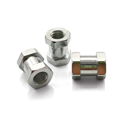 Injection Molded Carbon Steel Galvanized Hex Double Head Nuts for M1-M16