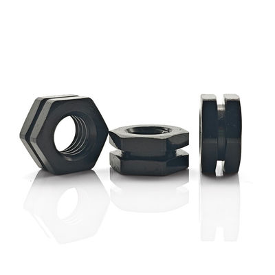 Passivated Finish M8 Double Hexagon Nut Fastening For Industrial Applications