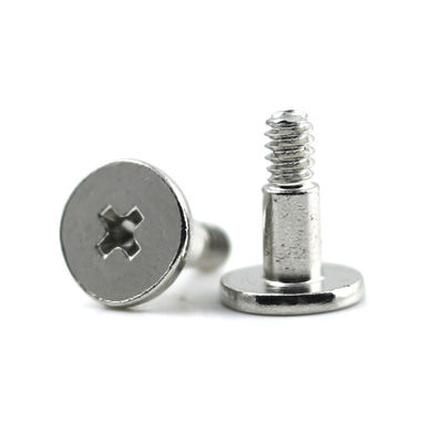 Metric Custom Phillips Flat Head Ultra Low Profile Step Shoulder Screw RoHs Certified