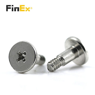 Metric Custom Phillips Flat Head Ultra Low Profile Step Shoulder Screw RoHs Certified