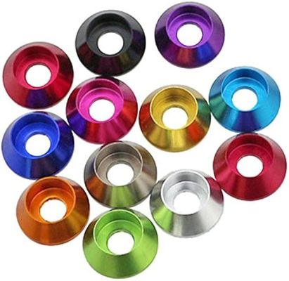 Custom Aluminum Anodized Cup Washer Bowl Washer for Reliability Test in Heavy Industry
