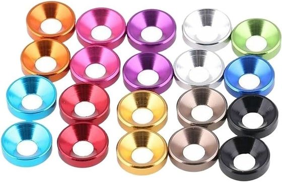 Custom Aluminum Anodized Cup Washer Bowl Washer for Reliability Test in Heavy Industry