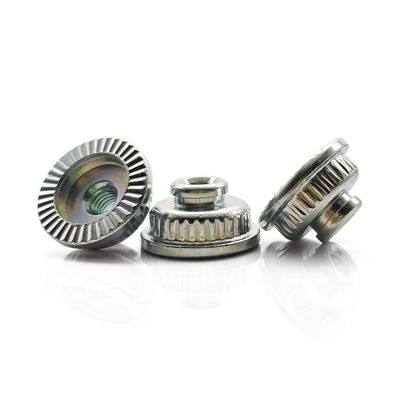 Zinc Plated Metal Nut Customized Shaped Knurled Thumb Nuts Passivated Finish
