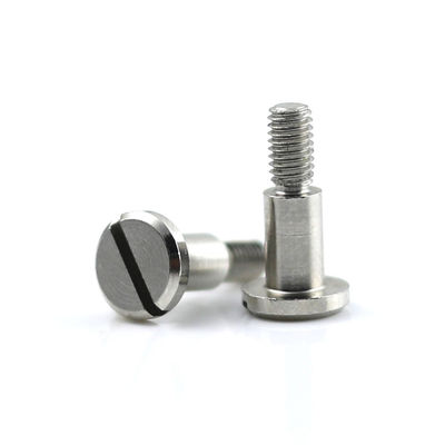 Metric M3 Nickel Plated Flat Head Slotted Half Threaded Step Shoulder Screws Durable
