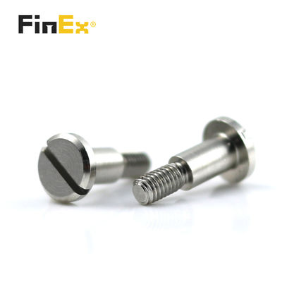Metric M3 Nickel Plated Flat Head Slotted Half Threaded Step Shoulder Screws Durable