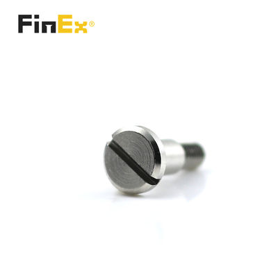 Metric M3 Nickel Plated Flat Head Slotted Half Threaded Step Shoulder Screws Durable