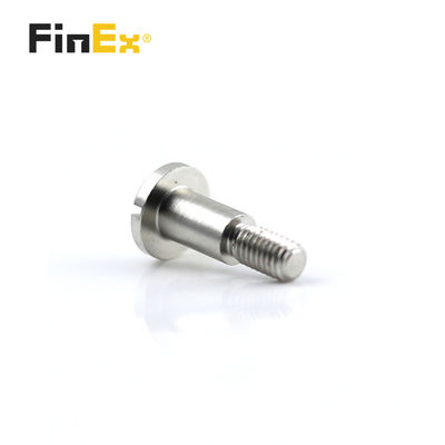 Metric M3 Nickel Plated Flat Head Slotted Half Threaded Step Shoulder Screws Durable