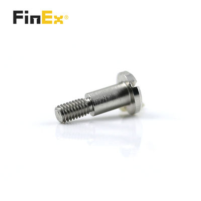 Metric M3 Nickel Plated Flat Head Slotted Half Threaded Step Shoulder Screws Durable