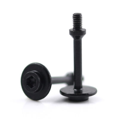 Plain Finish Pan Head Custom Carbon Steel Black Zinc Plated Shoulder Allen Bolts