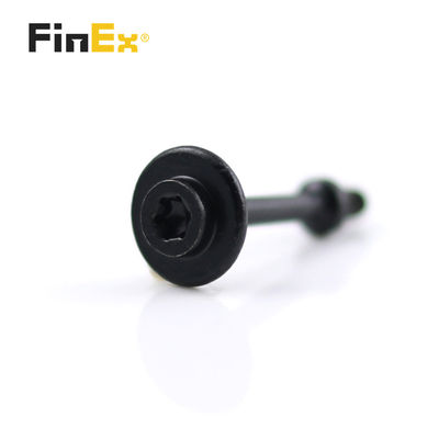 Plain Finish Pan Head Custom Carbon Steel Black Zinc Plated Shoulder Allen Bolts