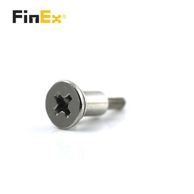 Metric Free Sample Precision Lathe Step Shoulder Screw with Nickel Plated Flat Head