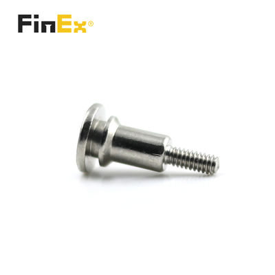 Metric Free Sample Precision Lathe Step Shoulder Screw with Nickel Plated Flat Head