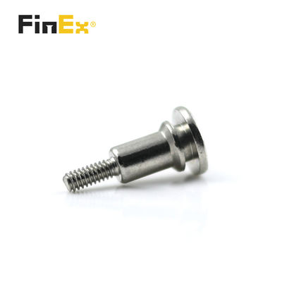 Metric Free Sample Precision Lathe Step Shoulder Screw with Nickel Plated Flat Head