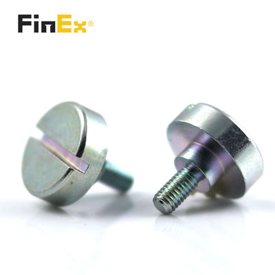 ZINC PLATED Finish Custom Non standard M3 11mm Length Galvanized Cheese Head Slotted Step Shoulder Screw