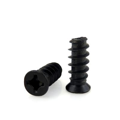 RoHs Black Dacromet Phillips Euro Screw Pan Head Style For Furniture