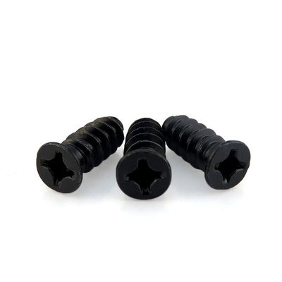 RoHs Black Dacromet Phillips Euro Screw Pan Head Style For Furniture