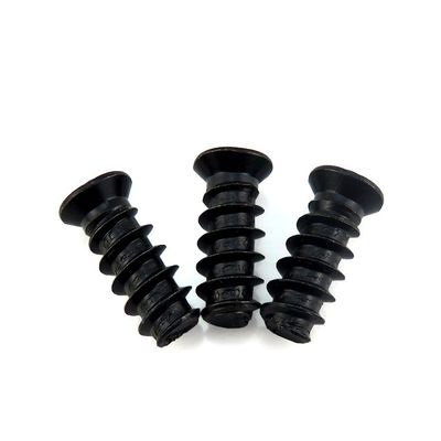RoHs Black Dacromet Phillips Euro Screw Pan Head Style For Furniture