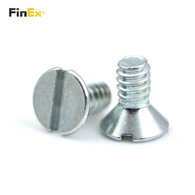 Flat Head Phillips Black Desktop PC Case Fan Screw With Cadmium Plated Finish