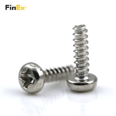 Flat Head Phillips Black Desktop PC Case Fan Screw With Cadmium Plated Finish