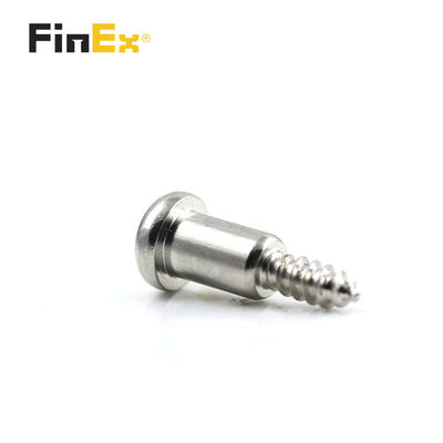 Metric Custom M3 Nickel Plated Cross Round Head Tapping Thread Step Shoulder Screw